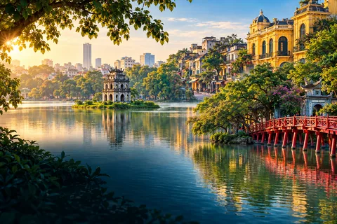 Hanoi destination illustration