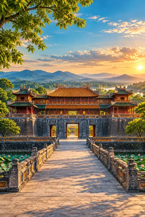 Hue destination illustration